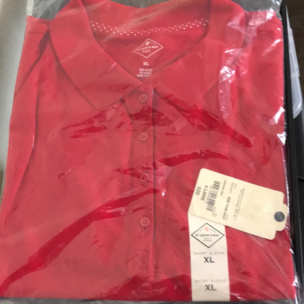 Red polo NWT